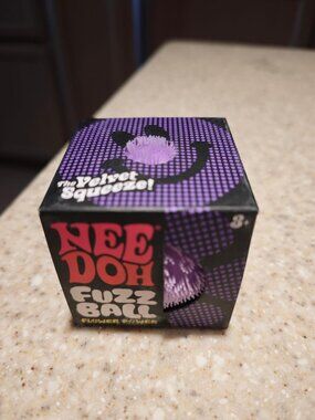 NeeDoh Fuzz Ball Flower Power Novelty Fidget - Purple